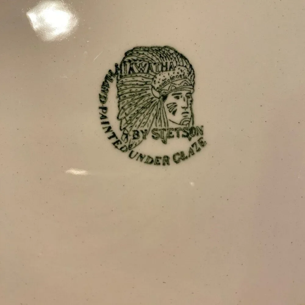 Hiawatha by Stetson 3 Dinner Plates